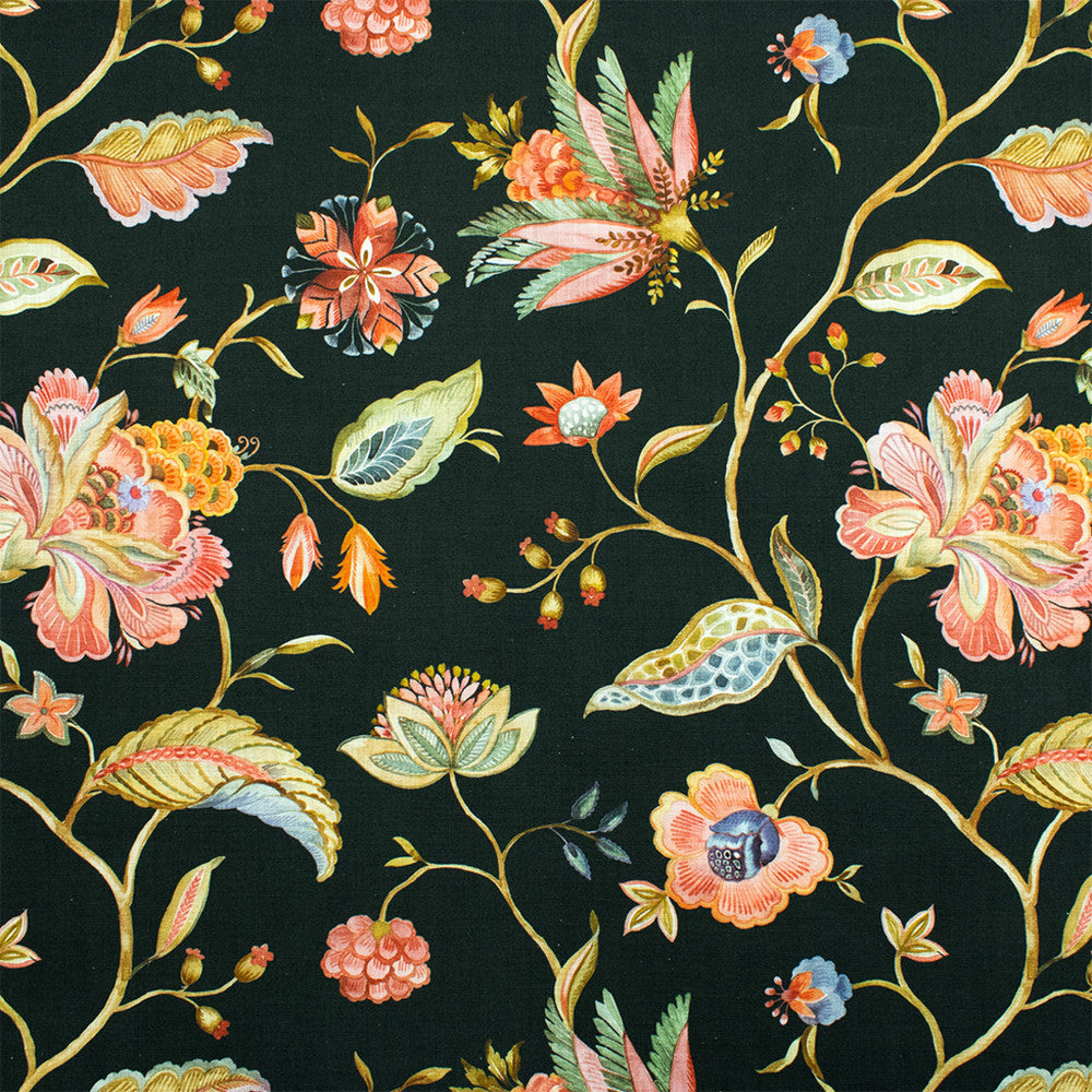 S6727 Shale by Greenhouse Fabric 100% Cotton India 10,000 </p><p>Repeat: 27" H, 28.5" V 54" - Fabric Carolina -