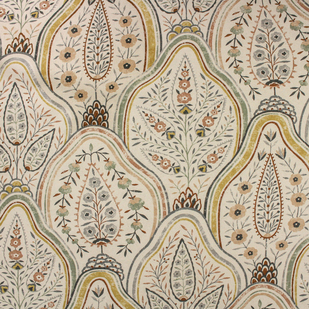 S6733 Folklore by Greenhouse Designer Fabric 100% Cotton Pakistan 12,000 </p><p>Repeat: 13.5" H, 25.25" V 54" - Swanky Fabrics -