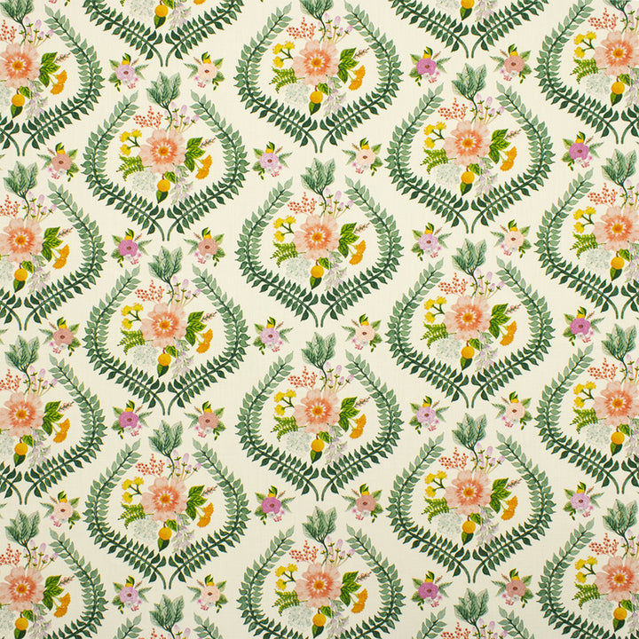 S6751 Spring by Greenhouse Fabric 100% Cotton India 10,000 </p><p>Repeat: 14.5" H, 8.75" V 54" - Fabric Carolina -