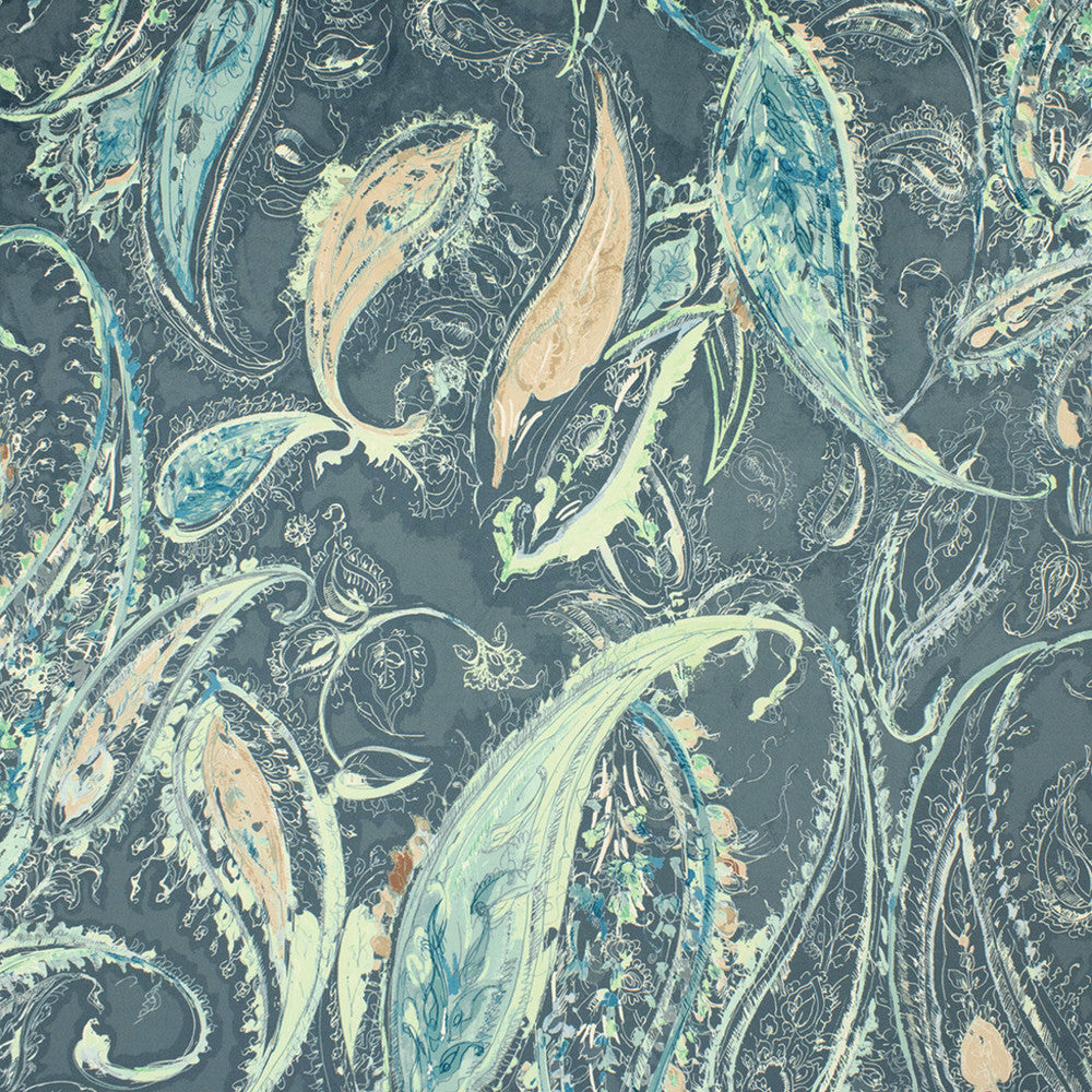 S6763 Aquamarine by Greenhouse Fabric 100% Polyester China 60,000 </p><p>Repeat: 27.16" H, 33.51" V 55" - Fabric Carolina -