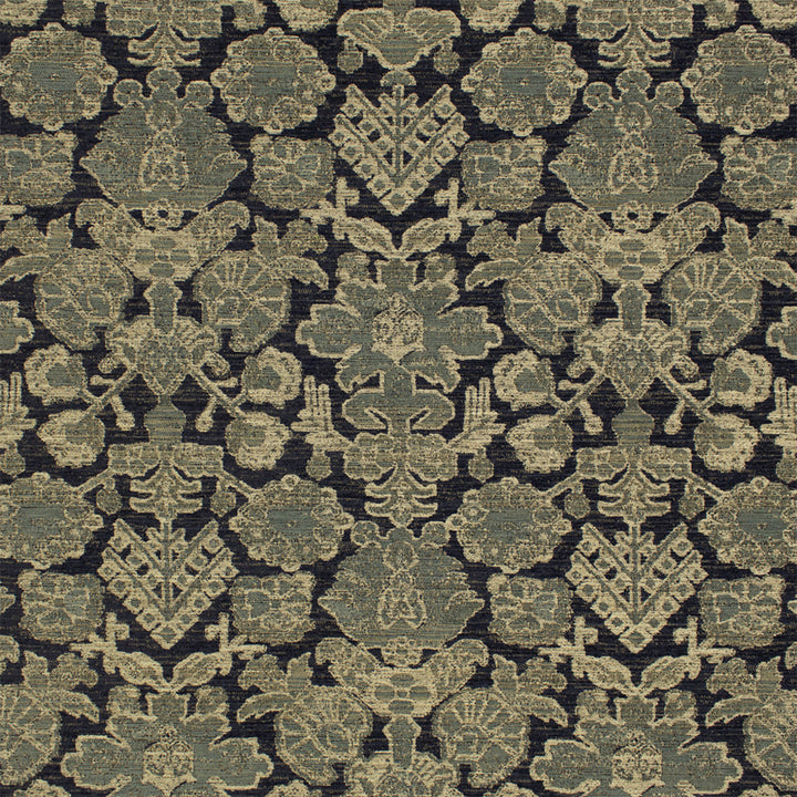 S6775 Indigo by Greenhouse Fabric 100% Polyester China 15,000 </p><p>Repeat: 14.25" H, 27.25" V 56" - Fabric Carolina -