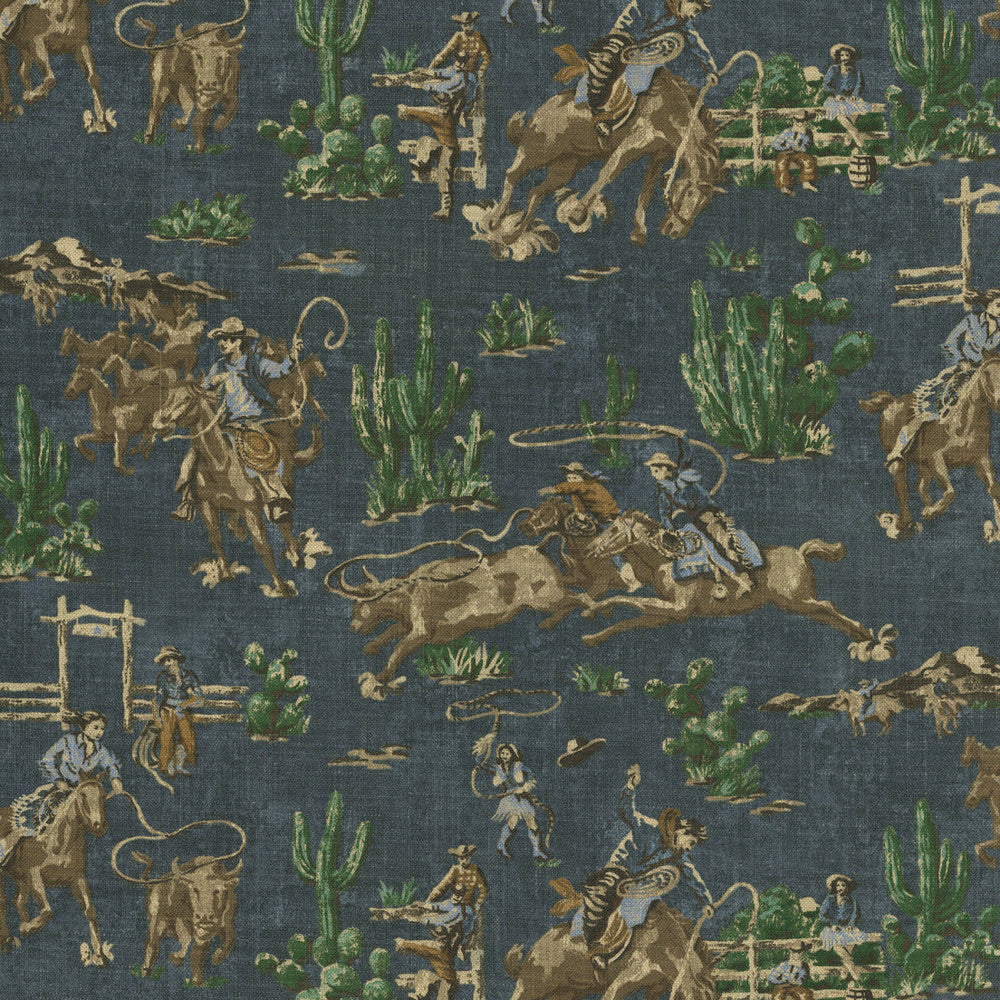 S6777 Denim by Greenhouse Fabric 75% Cotton, 25% Linen Pakistan 27,000 </p><p>Repeat: 27" H, 25.25" V 54" - Fabric Carolina -