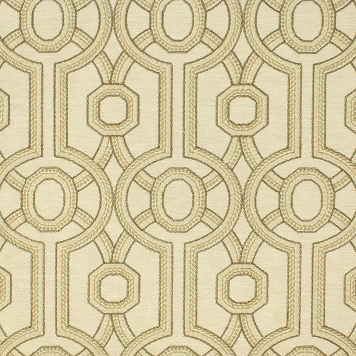 S6817 Parchment by Greenhouse Fabric 71% Polyester, 29% Cotton With 100% Polyester Embroidery India DRAPERY </p><p>Repeat: 6.5" H, 9.5" V 54" - Fabric Carolina -