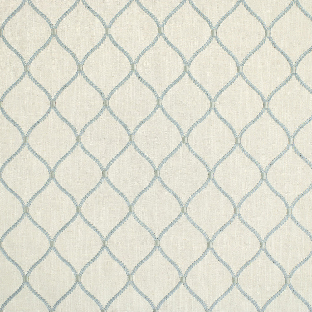 S6833 Ice by Greenhouse Fabric 45% Viscose, 35% Polyester, 20% Linen China DRAPERY </p><p>Repeat: 5.1" H, 4.3" V 56" - Fabric Carolina -
