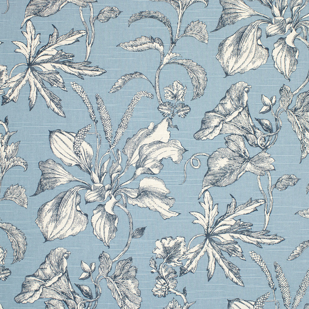 S6852 Sky Blue by Greenhouse Fabric 100% Cotton Pakistan 12,000 </p><p>Repeat: 13.5" H, 25.25" V 54" - Fabric Carolina -