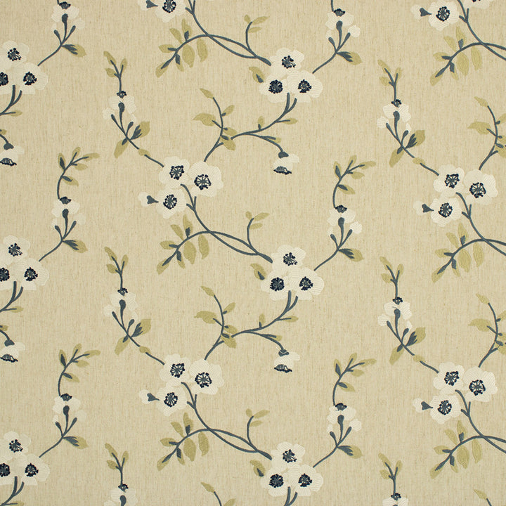 S6858 Lakeside by Greenhouse Fabric 68% Polyester, 21% Linen, 11% Cotton With 100% Viscose Embroidery India DRAPERY </p><p>Repeat: 13.1" H, 9.25" V 53" - Fabric Carolina -
