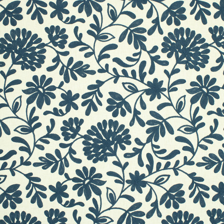 S6860 Indigo by Greenhouse Fabric 52% Polyester, 48% Cotton With 100% Viscose Embroidery India 30,000 </p><p>Repeat: 17.05" H, 18.89" V 54" - Fabric Carolina -