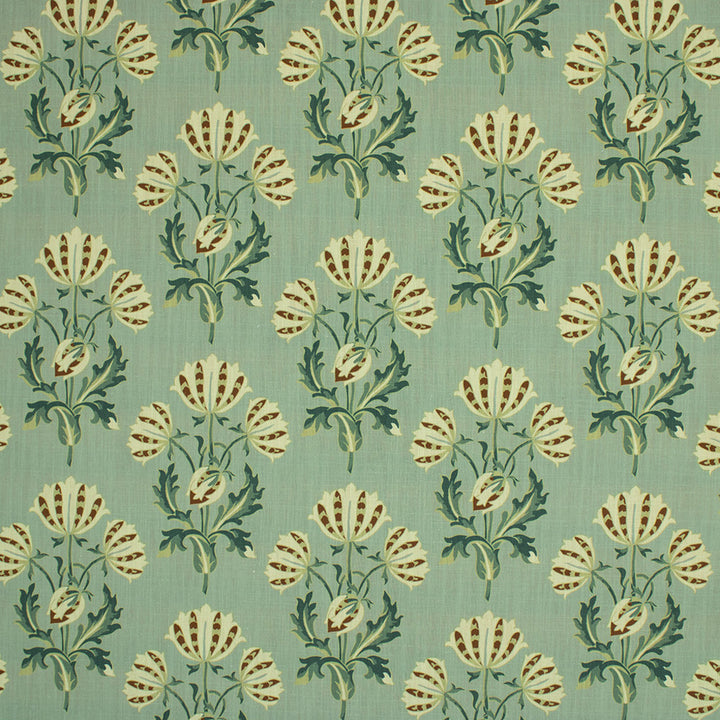 S6880 Cinder by Greenhouse Fabric 97% Cotton, 3% Linen China 20,000 </p><p>Repeat: 9" H, 8.197" V 58" - Fabric Carolina -
