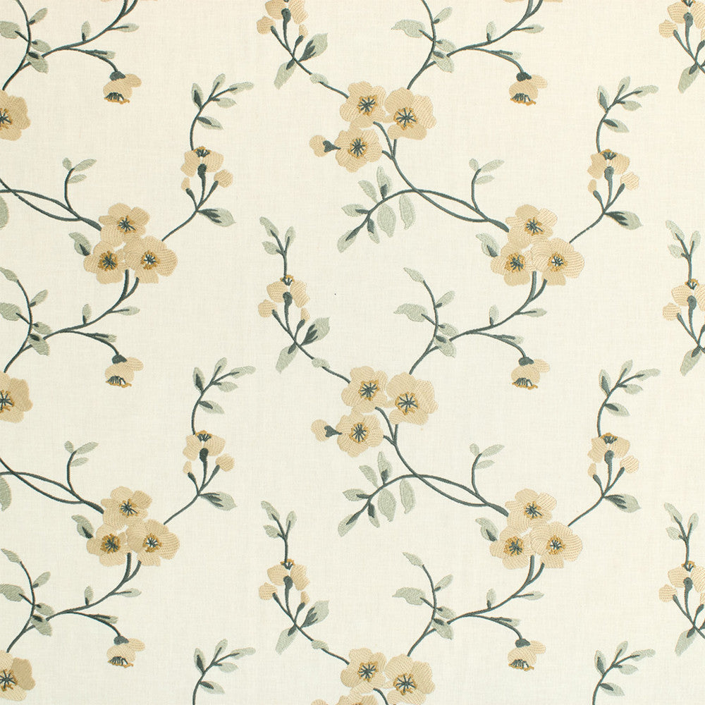 S6884 Aquatint by Greenhouse Fabric 68% Polyester, 21% Linen, 11% Cotton With 100% Viscose Embroidery India DRAPERY </p><p>Repeat: 13.1" H, 9.25" V 53" - Fabric Carolina -