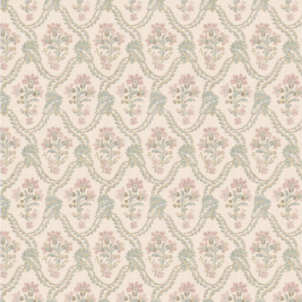 S6955 Pastel by Greenhouse Designer Fabric 90% Cotton, 10% Linen Spain 20,000 </p><p>Repeat: 13.58" H, 27.08" V 55" - Swanky Fabrics -
