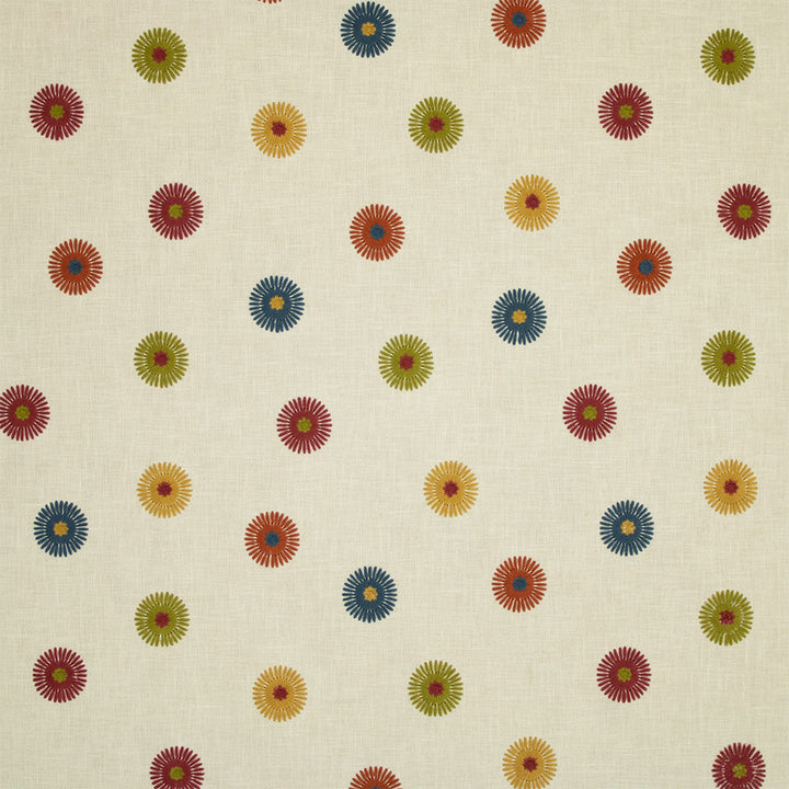 S6962 Carnival by Greenhouse Designer Fabric 52% Polyester, 48% Cotton With 100% Viscose Embroidery India DRAPERY </p><p>Repeat: 12.79" H, 12.79" V 54" - Swanky Fabrics -