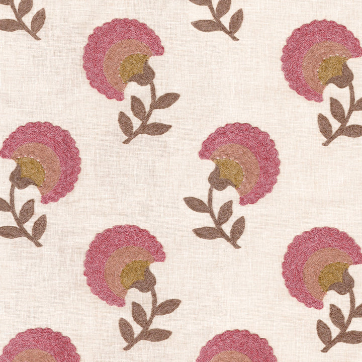 S6965 Blossom by Greenhouse Fabric 55% Polyester, 40% Cotton, 5% Linen With 60% Polyester, 25% Cotton, 15% Linen Embroidery India 70,000 </p><p>Repeat: 9" H, 9.3" V 54" - Fabric Carolina -