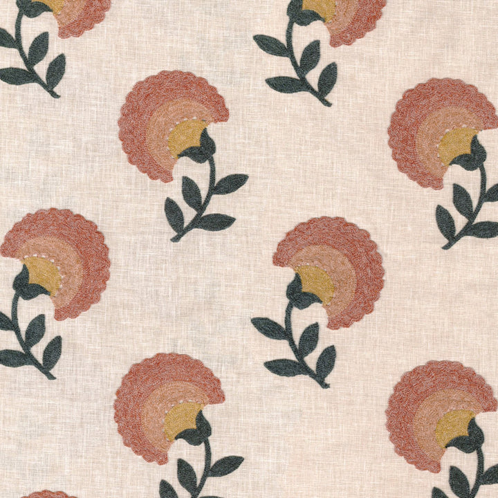S6972 Sienna by Greenhouse Fabric 55% Polyester, 40% Cotton, 5% Linen With 60% Polyester, 25% Cotton, 15% Linen Embroidery India 70,000 </p><p>Repeat: 9" H, 9.3" V 54" - Fabric Carolina -