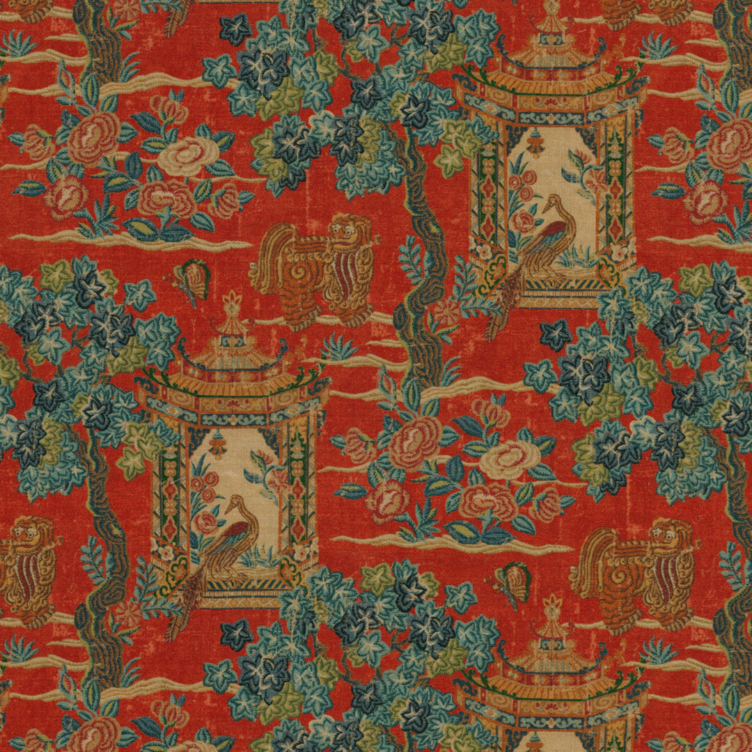 S7880 Persimmon by Greenhouse Designer Fabric