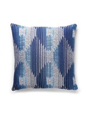 Tundra Blanket Pillow 22 X 22 - Ozone Blue S7TUNDPILL0001 by Scalamandre Designer Pillows TUNDRA 17% POLYESTER, 34% LINEN 23% COTTON 26% VISCOSE U.S.A. LIGHT DUTY Horizontal: 15" and Vertical: 8.25" 0 - Swanky Fabrics -