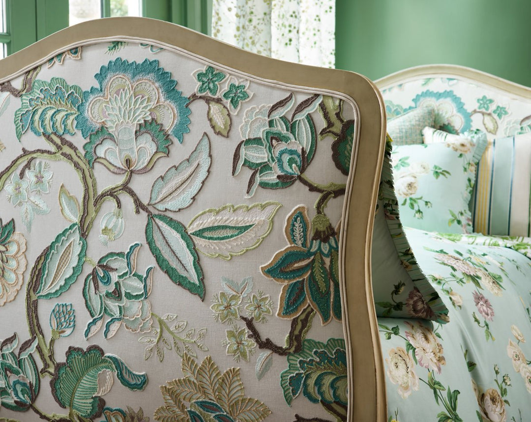 Hillside Crewel Celadon S7HILL0002 by Old World Weavers Designer Fabric