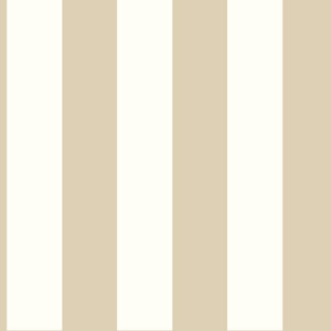 3-in Stripe Tan Metallic Wallpaper by York Wallcoverings