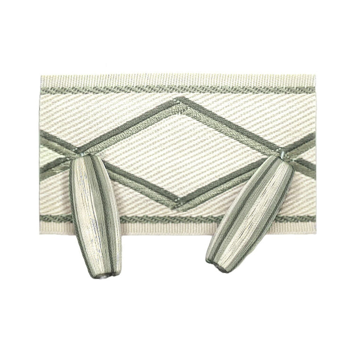 Sabadilla 4 Grey by Stout Trim METROPOLITAN 71%SVI 29%POL CHINA </p><p>Repeat: 0 3.25 in - Fabric Carolina -