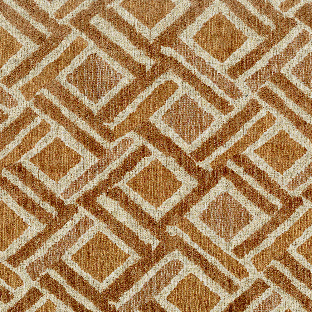 Snare 405 Nutmeg by ABBEYSHEA Designer Fabric N/A 100% Polyester China 120,000 Double Rubs </p><p>Repeat: Horizontal: 8.5" (21.5 cm) Across the Roll and Vertical: 55" (140 cm) - Swanky Fabrics -