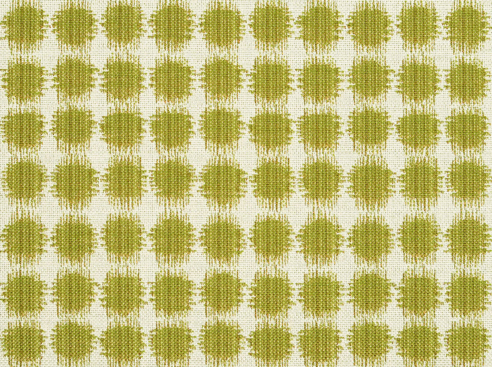 Sabine Acid Green 244 by Jennifer Adams Fabric our website for purchase 58% Cotton 42% Poly Jacquard Turkey 35000 Horizontal: 3.5" and Vertical: 3.75" 55" - Fabric Carolina -