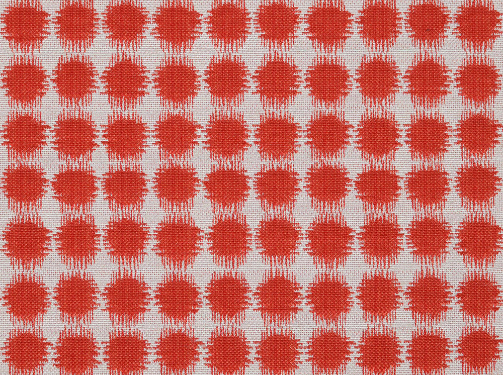 Sabine Salsa 329 by Jennifer Adams Fabric our website for purchase 58% Cotton 42% Poly Jacquard Turkey 35000 Horizontal: 3.5" and Vertical: 3.75" 55" - Fabric Carolina -
