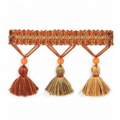 Saffron 10 Ginger by Stout Trim INSPIRATIONS TRIM 93%SVI 7%POL CHINA </p><p>Repeat: 0 3 in - Fabric Carolina -
