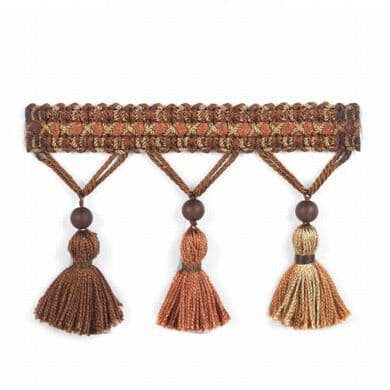 Nina Tassel Fringe 5 Berry by Stout Trim Stout Trim Nina Tassel Fringe 5 BerryTrim Allure Trim 57%Pol 43%Svi Turkey </p><p>Repeat: H: 5, V: 0 3.5 in - Fabric Carolina -
