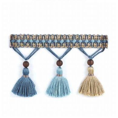 Nina Tassel Fringe 6 Poppy by Stout Trim Stout Trim Nina Tassel Fringe 6 PoppyTrim Allure Trim 57%Pol 43%Svi Turkey </p><p>Repeat: H: 5, V: 0 3.5 in - Fabric Carolina -