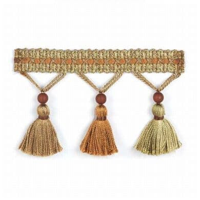 Saffron 6 Olive by Stout Trim Stout Trim Saffron 6 OliveTrim INSPIRATIONS TRIM CHINA </p><p>Repeat: H: 0.000, V: 0.000 3 in - Fabric Carolina -