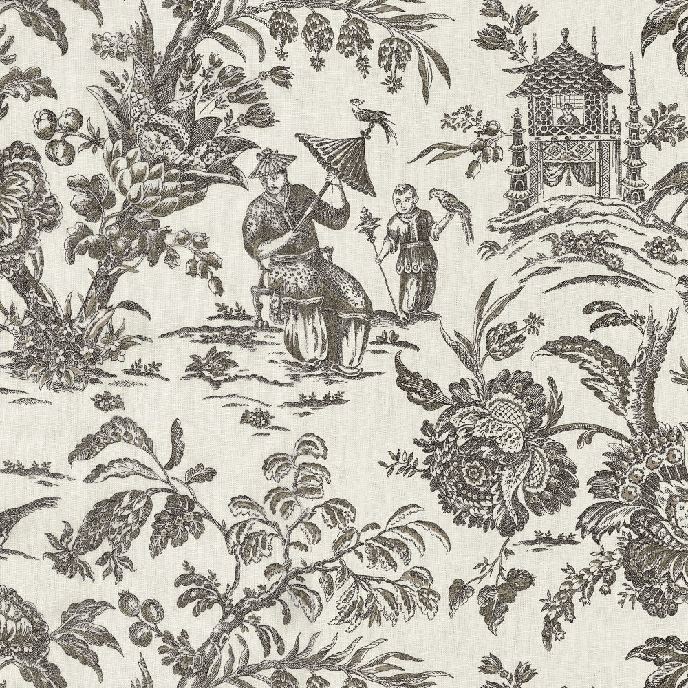 Sagwa 97J6931 by JF Designer Fabric Windsong Book 100% Linen China 24000 Horizontal: 55 and Vertical: 25.25 55 - Swanky Fabrics -