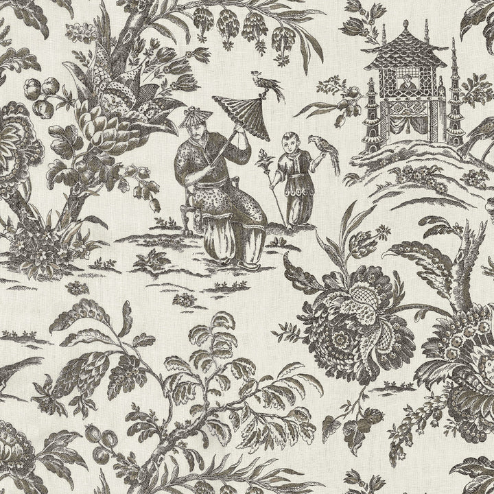 Sagwa 97J6931 by JF Designer Fabric Windsong Book 100% Linen China 24000 Horizontal: 55 and Vertical: 25.25 55 - Swanky Fabrics -