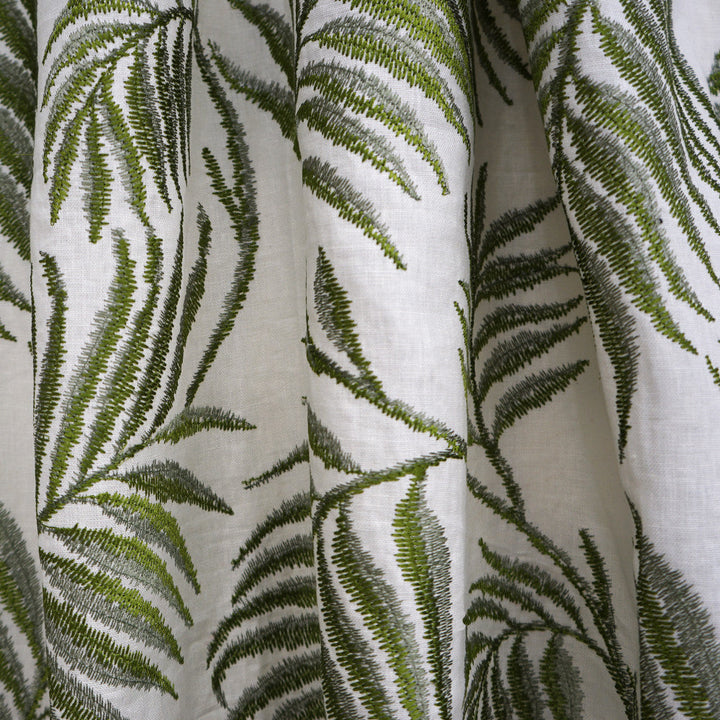 Salvinia 73Sj101 by JF Designer Fabric JF Studio 59% Linen, 41% Viscose India Horizontal: 25.875 and Vertical: 23 53 - Swanky Fabrics -