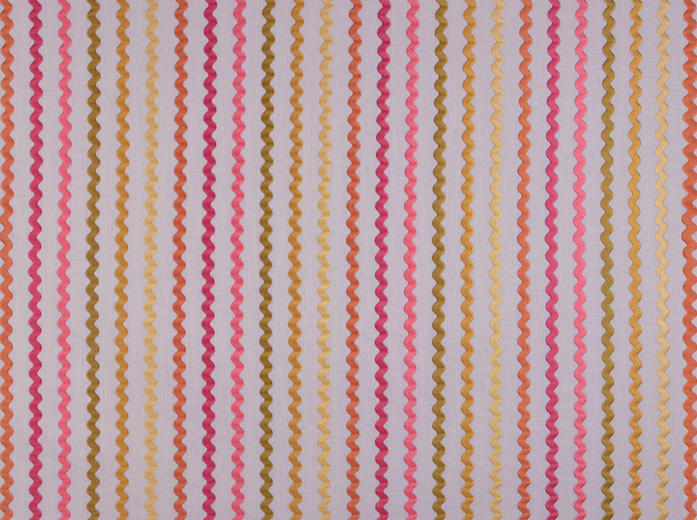 Samba Coral Pink 747 by Covington Fabric 79% VISCOSE/21% LINEN INA 50000 Horizontal: 10.5 and Vertical: 1 55 - Fabric Carolina -