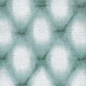 Sammis Teal by Norbar Designer Fabric 100% COTTON KOREA 13 1/2"V 13 1/2"H 54 - Swanky Fabrics -