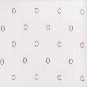 Santo Ivory 202 by Norbar Fabric SHEER TRENDS 65% COTTON 35% POLYESTER INDIA </p><p>Repeat: 4 3/4"V 4 1/2"H 54" - Fabric Carolina -