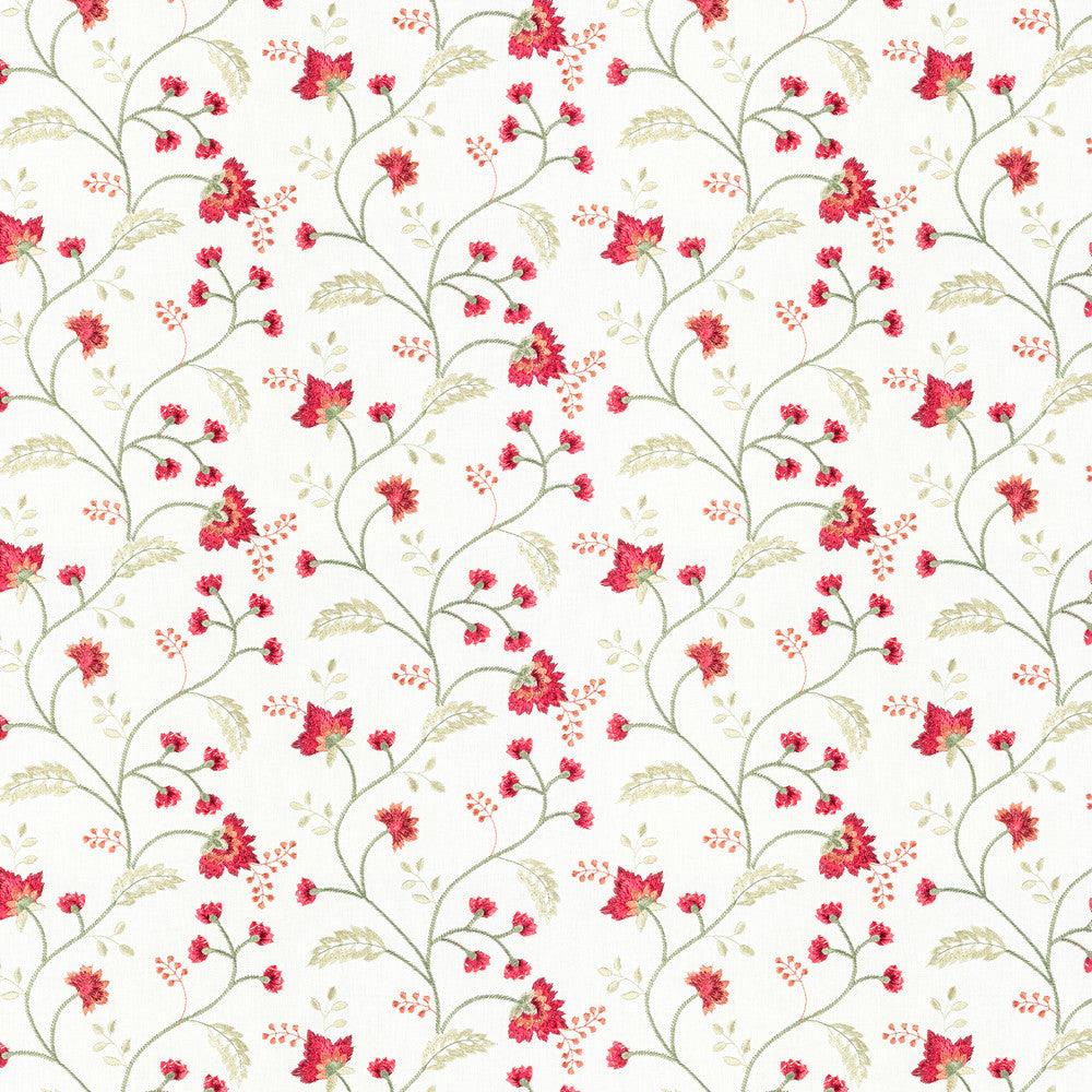 Sardinia 1 Raspberry by Stout Fabric RAINBOW LIBRARY TILE/SORBET 52%COT 48%POL %PEMB INDIA CATB 117-2013 Horizontal: 17.250 and Vertical: 9.125 52 in - Fabric Carolina -