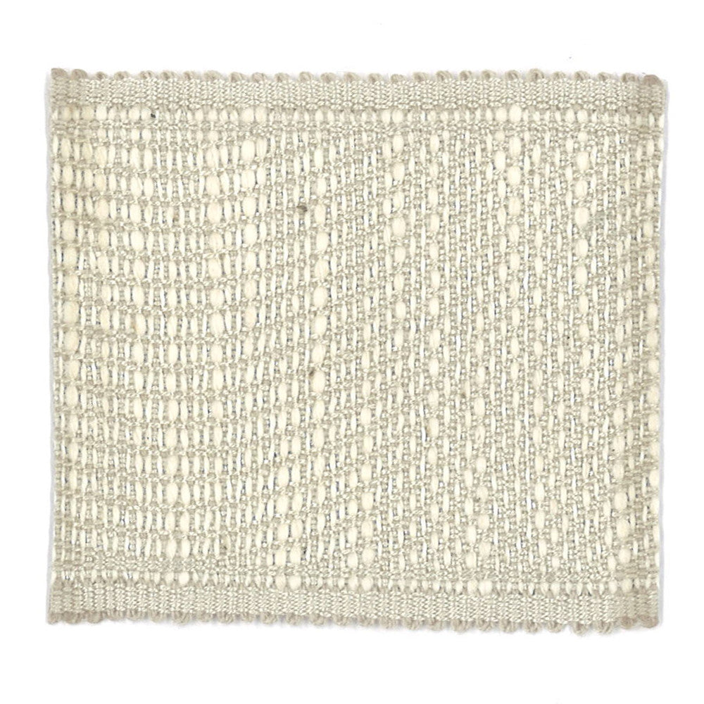 Sarossi 1 Oatmeal by Stout Trim Stout Trim Sarossi 1 OatmealTrim TREND ALERT TRIM 40%SVI 30%COT 30%LIN CHINA </p><p>Repeat: H: 3.000, V: 0.000 2.5 in - Fabric Carolina -