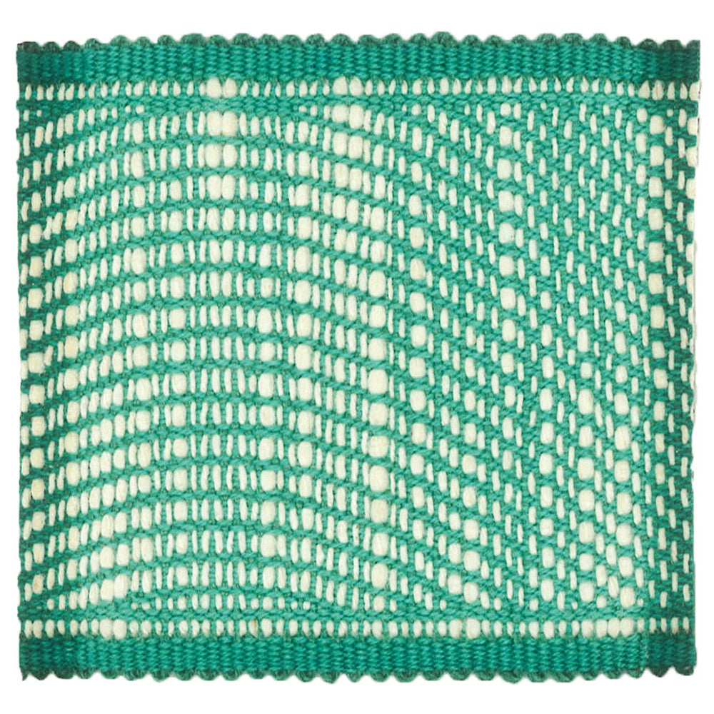 Sarossi 6 Turquoise by Stout Designer Trim TREND ALERT 40%SVI 30%COT 30%LIN CHINA </p><p>Repeat: 0 2.5 in - Swanky Fabrics -