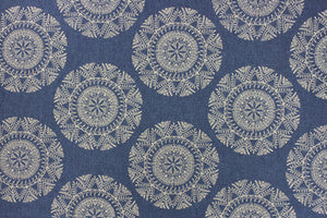 Saskia Bluestone by Richloom Fabric
