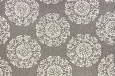 Saskia Pewter by Richloom Fabric See sample 50%POLYESTER, 50%COTTON BASE (100% VISC EMB) USA or Imported 12K </p><p>Repeat: V12.5" x H17" 56" - Fabric Carolina -