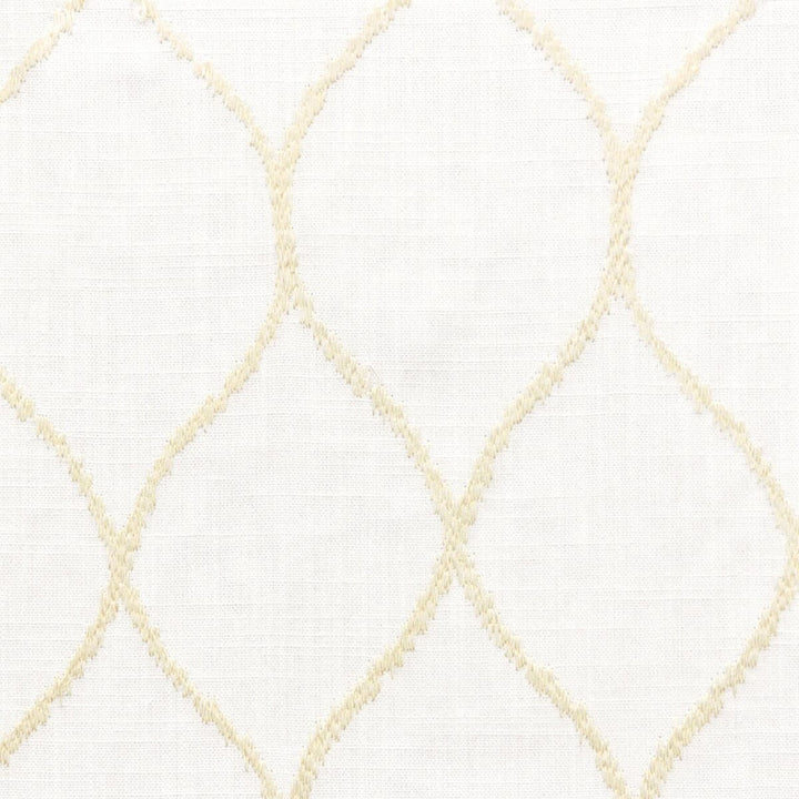 Satisfy 1 Chardonnay by Stout Fabric COLOR MY WINDOW EMBROIDERY/SNOW 100%POL CHINA Horizontal: 3.375 and Vertical: 6.375 54 in - Fabric Carolina -