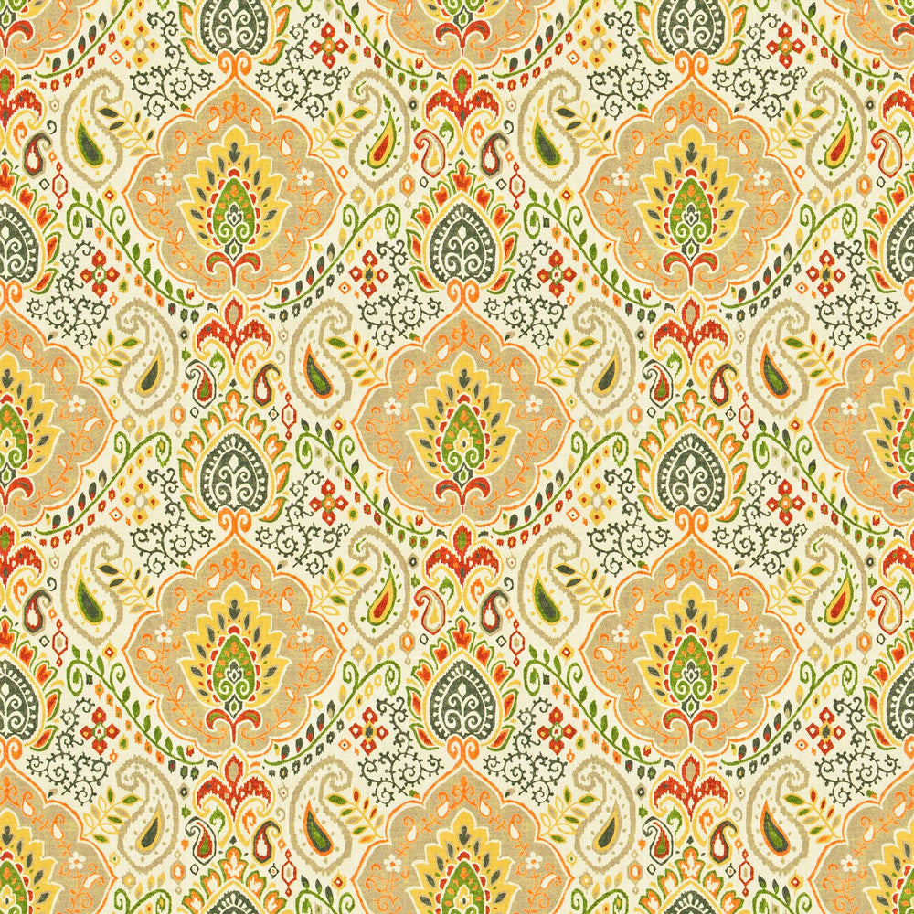 Sausalito 1 Pumpkin by Stout Fabric RAINBOW LIBRARY MANGO/CAYENNE 100%COT SPAIN CATB 117-2013 WYZENBEEK 30 000 DOUBLE RUB WEAR TEST (HEAVY DUTY) Horizontal: 13.5 and Vertical: 13.5 54 in - Fabric Carolina -
