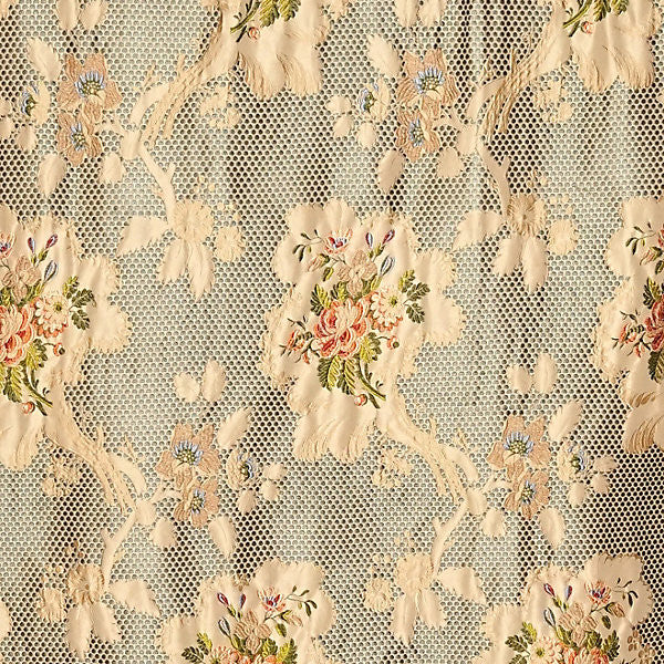 Frullino/Blue Sb 00019451 by Old World Weavers Fabric CLASSICS 100% SILK ITALY LIGHT DUTY Horizontal: 30" and Vertical: 13.5" 55" - Fabric Carolina -