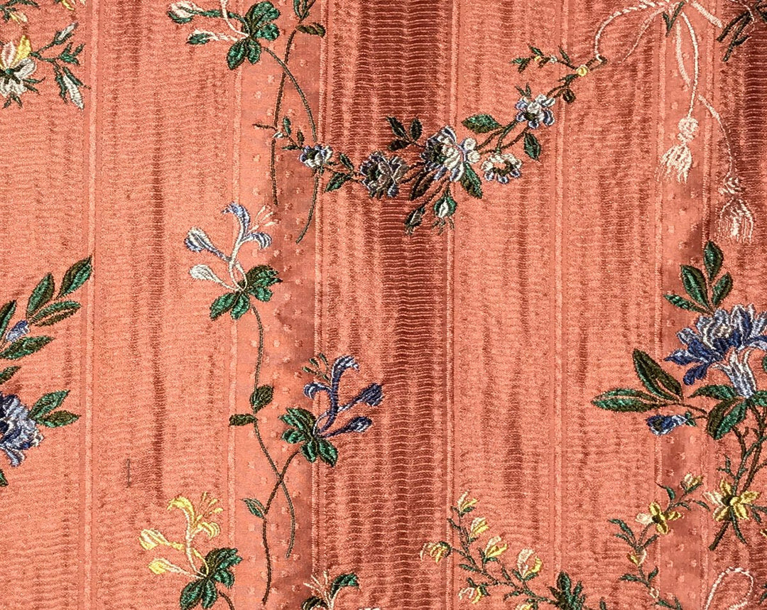 Broche Orleans Apricot SB93260008 by Old World Weavers Designer Fabric