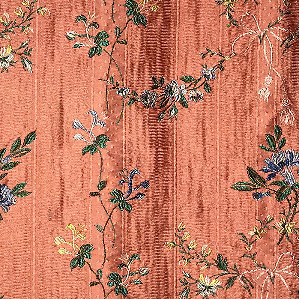 Broche Orleans/Apricot by Old World Weavers Fabric Old World Weavers Fabric Broche Orleans/ApricotFabric CLASSICS 100% SILK ITALY </p><p>Repeat: H: 20", V: 56" - Fabric Carolina -