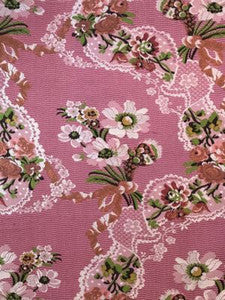 Scalamandre Fabric Avvoltoio Multi On Fucshia