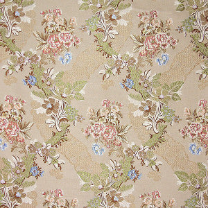 Villa Carlotta/Ecru/Multi by Old World Weavers Fabric