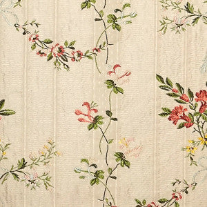 Broche Orleans/Multi On White by Old World Weavers Fabric