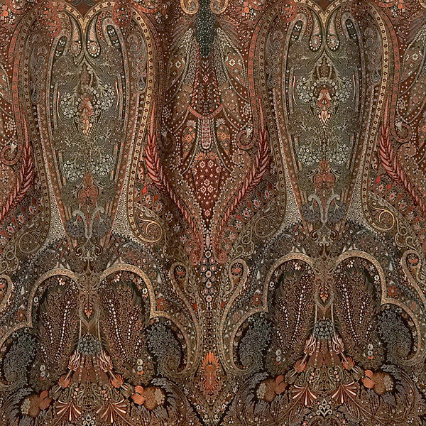 Livonia Black Multi by Old World Weavers Fabric Old World Weavers Fabric Livonia Black MultiFabric CLASSICS 57% WOOL 43% SILK ITALY </p><p>Repeat: H: 45", V: 18.25" 55" - Fabric Carolina -