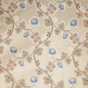 Trottola/Blue Cream Sb 00050352 by Old World Weavers Fabric